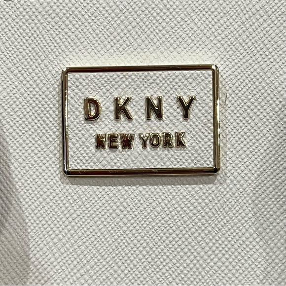 DKNY Ivory Leather Bianca Medium Satchel Bag - Picture 12 of 15